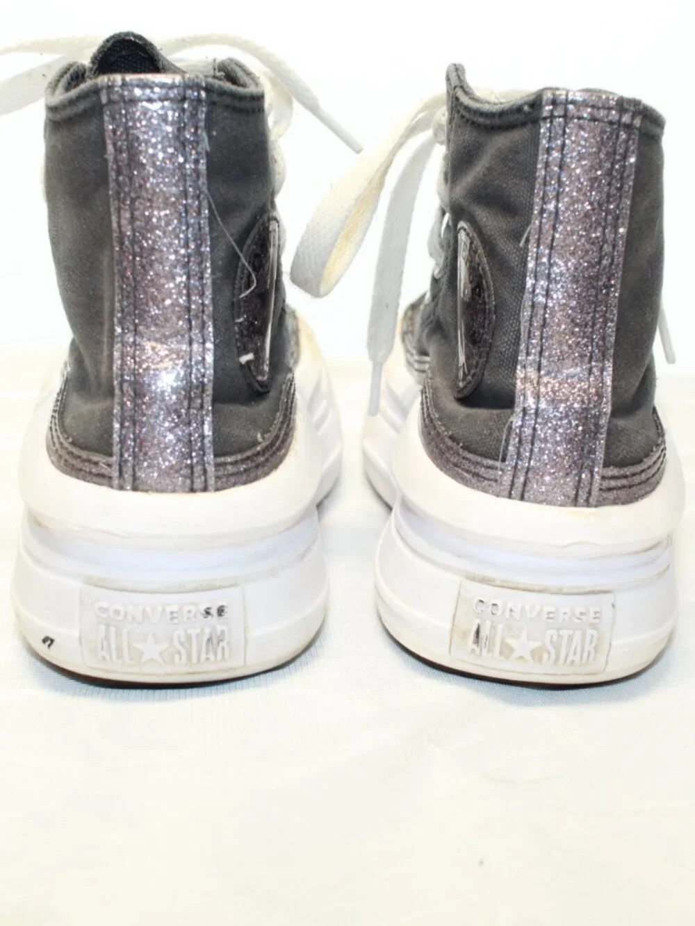 Converse CTAS Size Youth 12 Dark Matter Move Glitter Platform Sneaker- A09276F